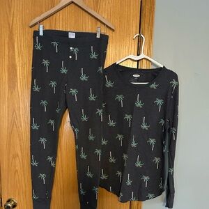 Christmas palm tree pajamas